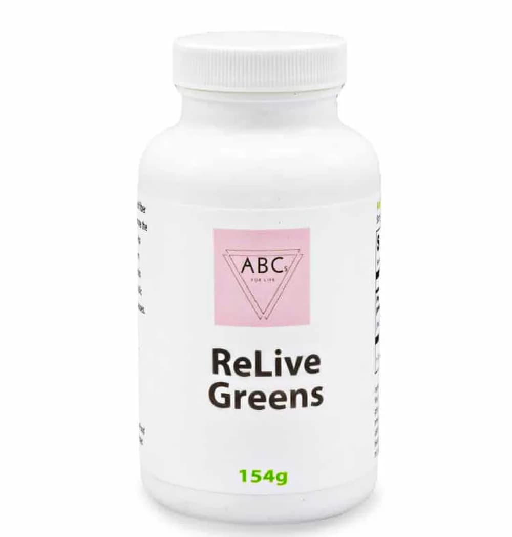 ROOT Relive Greens powder container